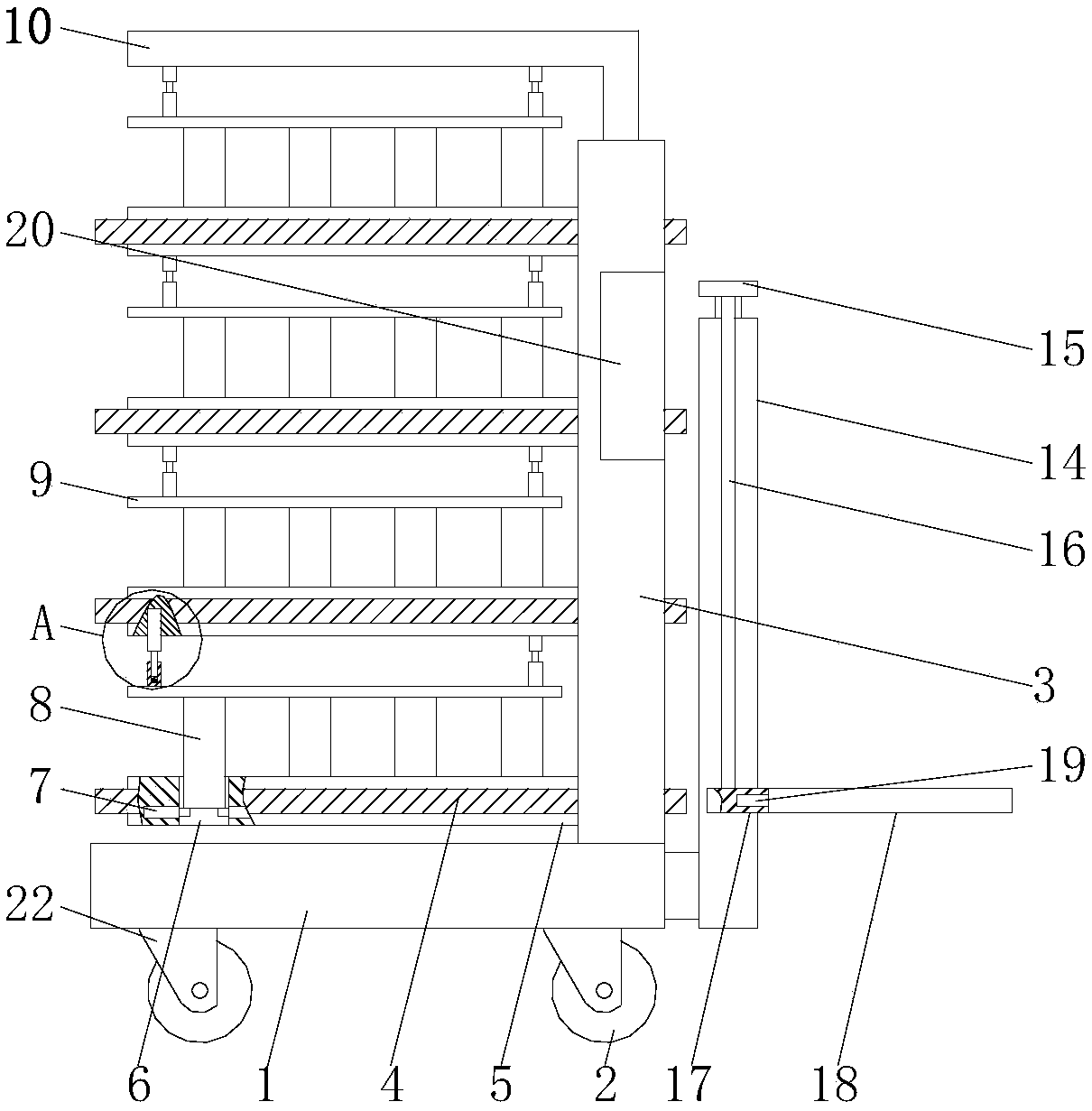 Bobbin transferring device for textile use