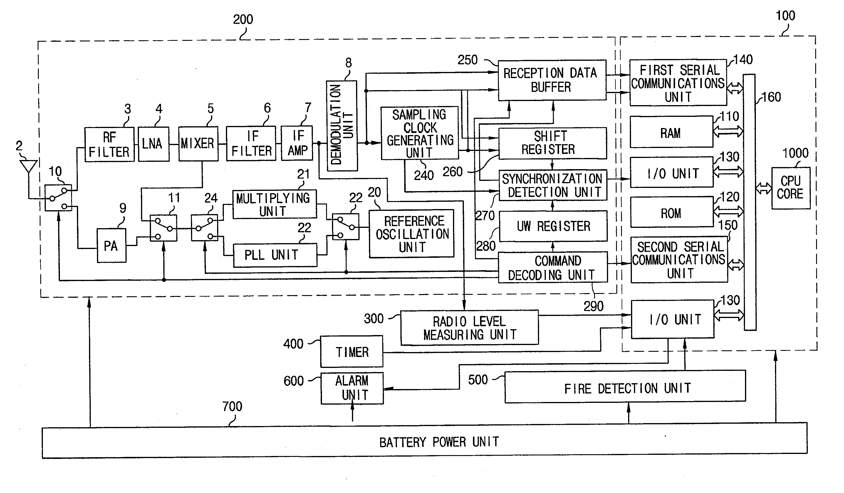 Wireless transmitter/receiver, wireless communication device, and wireless communication system