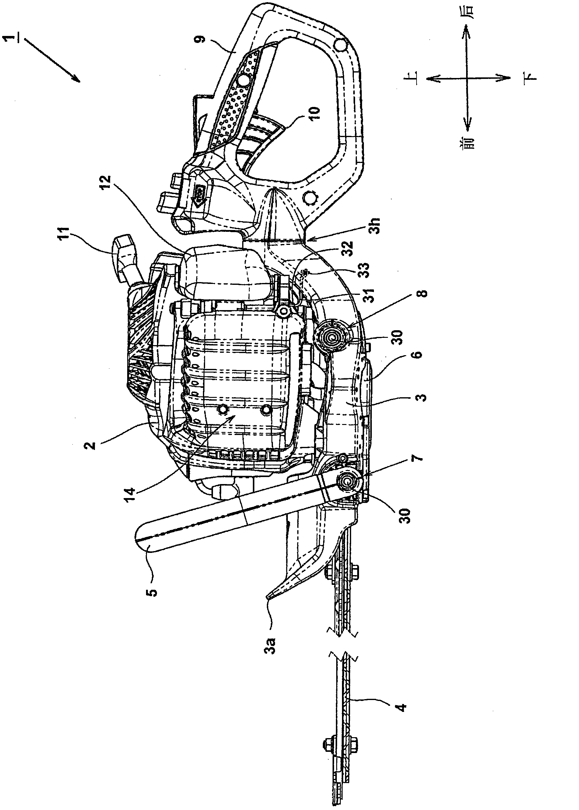 Portable working machine