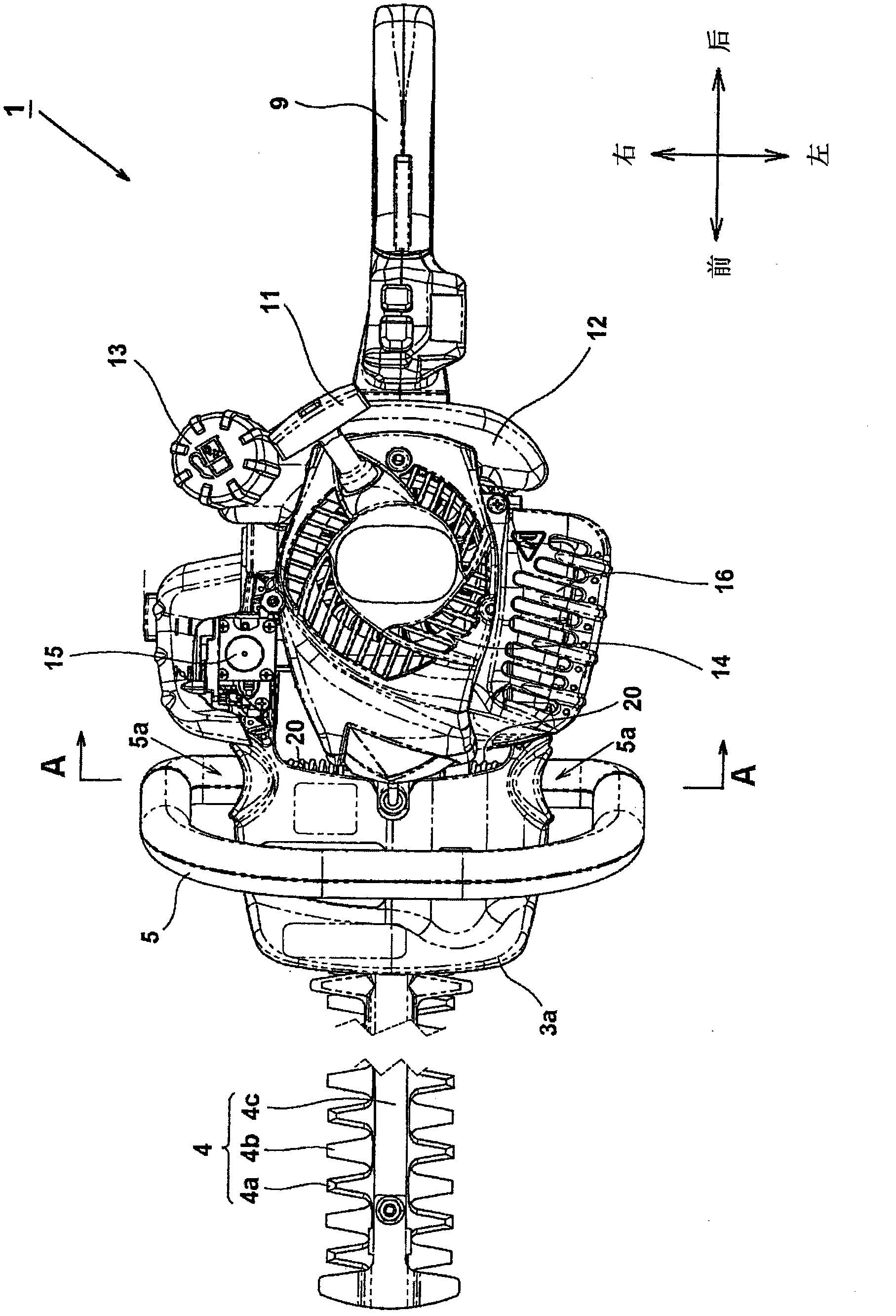 Portable working machine