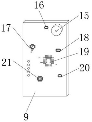 Timing equipment capable of realizing contact-free long-distance clock-in in orienteering