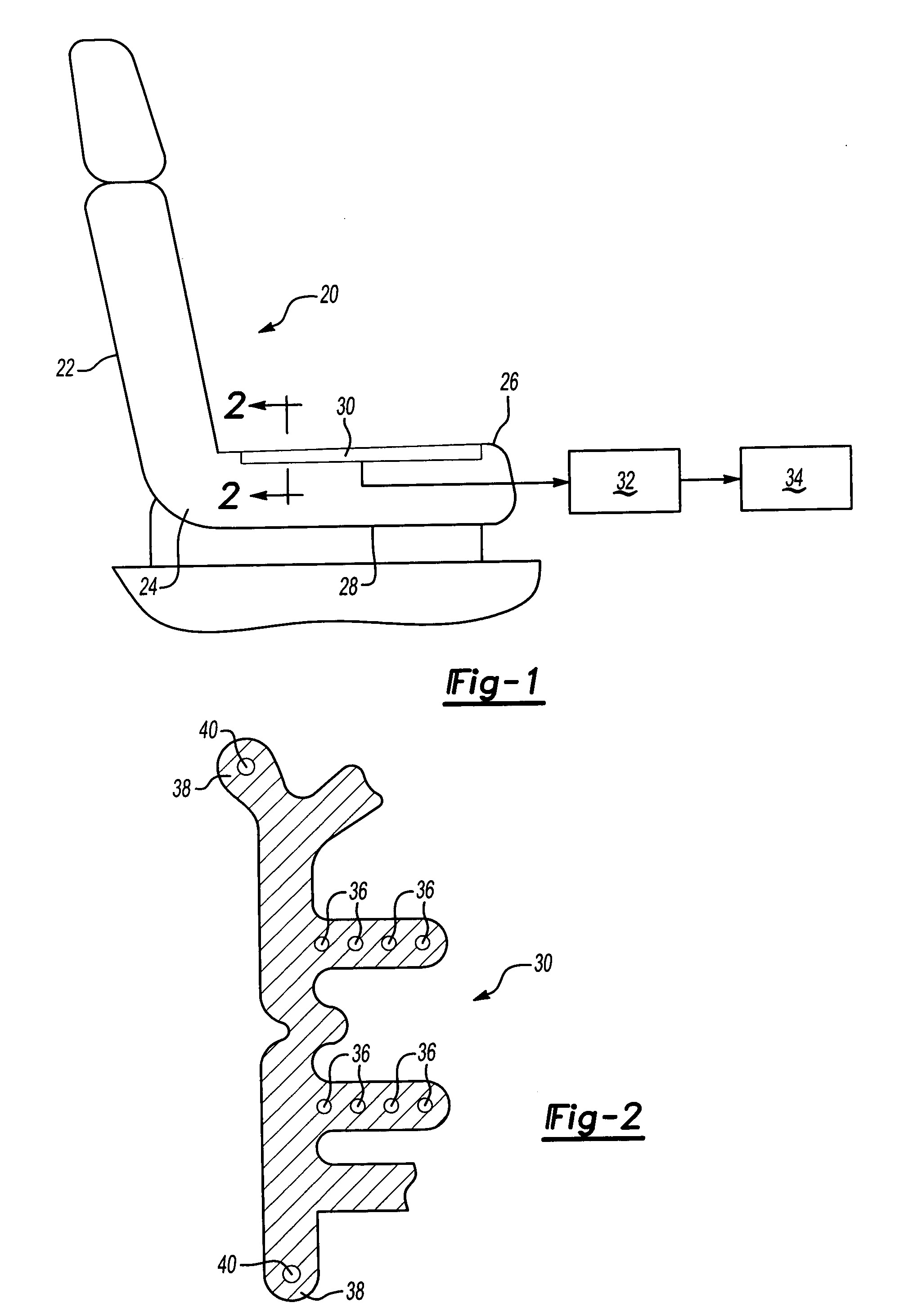 Method and apparatus for attaching sensors to a seat assembly