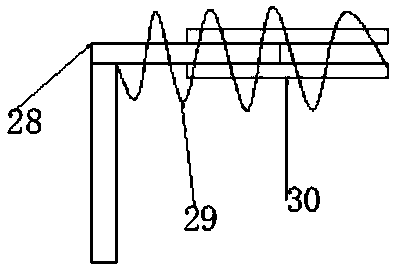 An agricultural machinery fertilization device