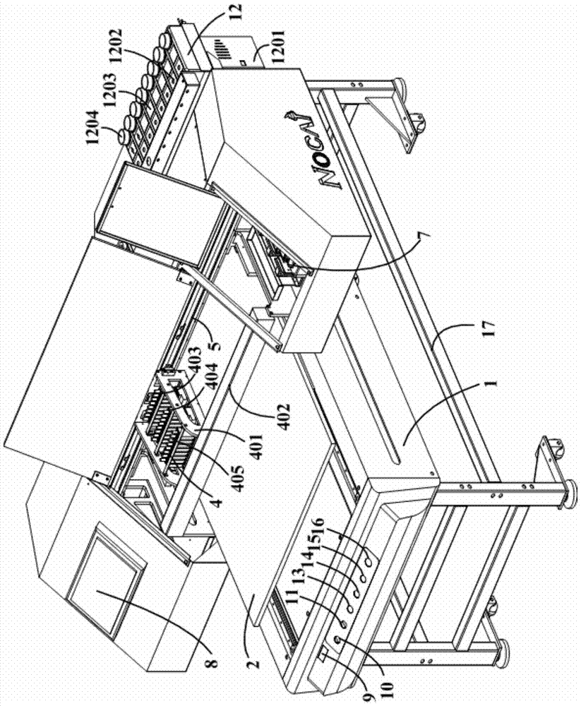 a flatbed printer