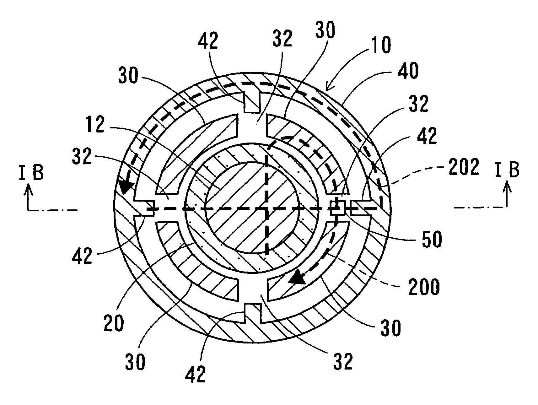 Rotation angle using orthogonal magnetic sensing elements in close proximity to each other