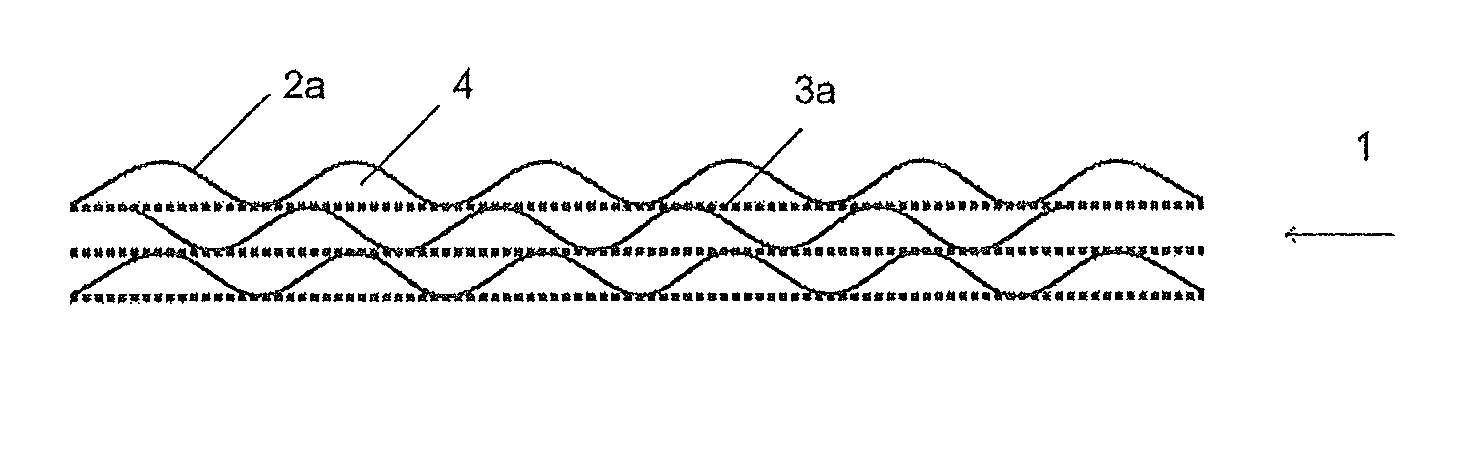 Substrate having porous sheet(s) for treating exhaust gases of combustion engines