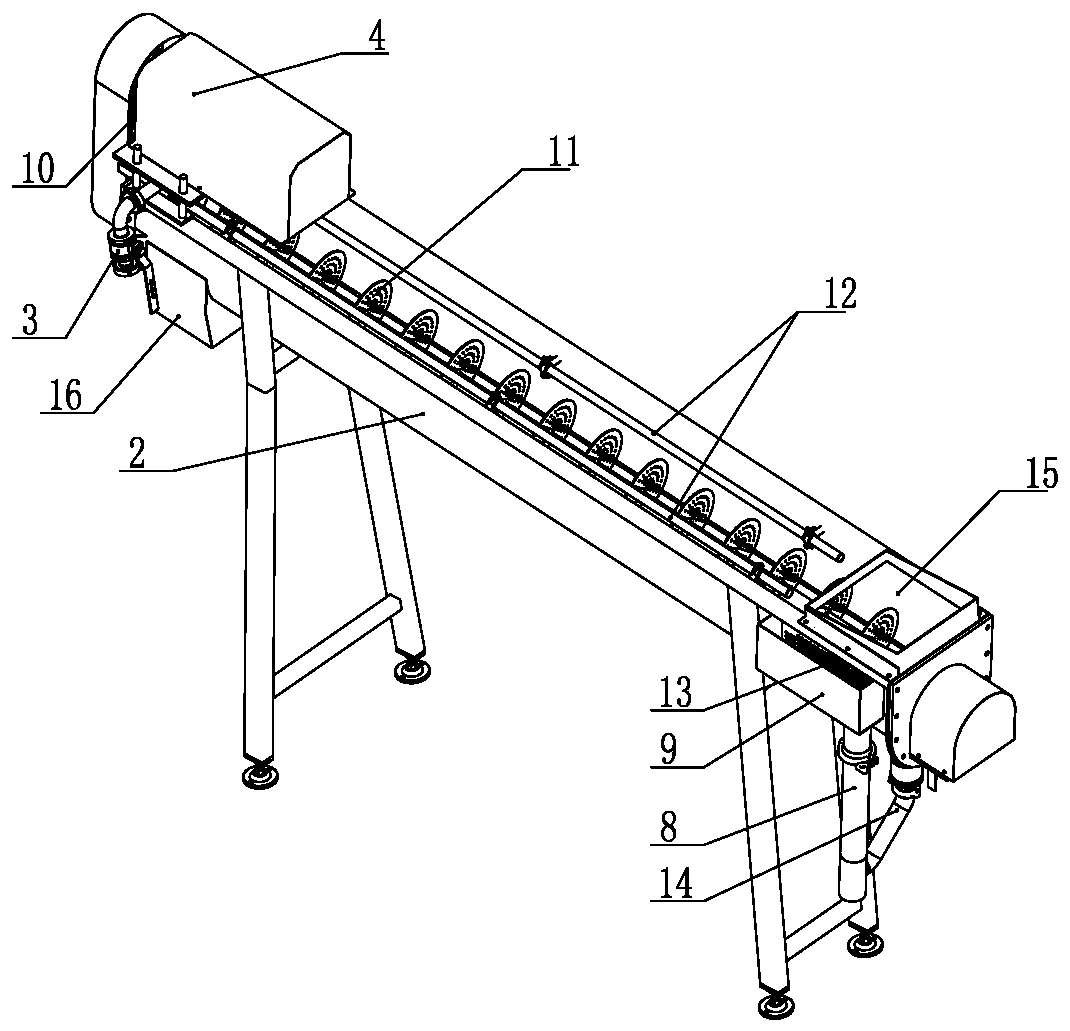 Countercurrent sugar washing machine