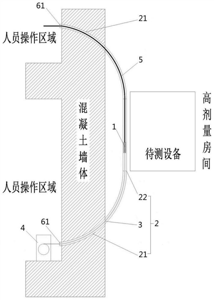 Pull-type monitoring equipment and nuclear facility