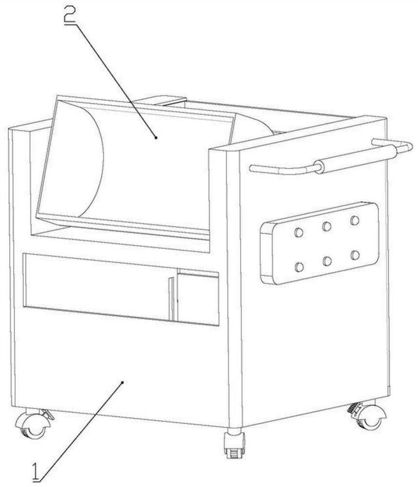 Medical waste classification management box for emergency department