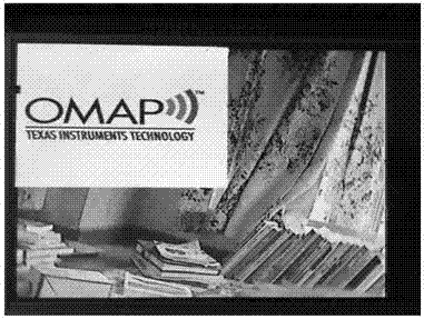 Stacking method and system of video image with adjustable transparence based on OMAP chip