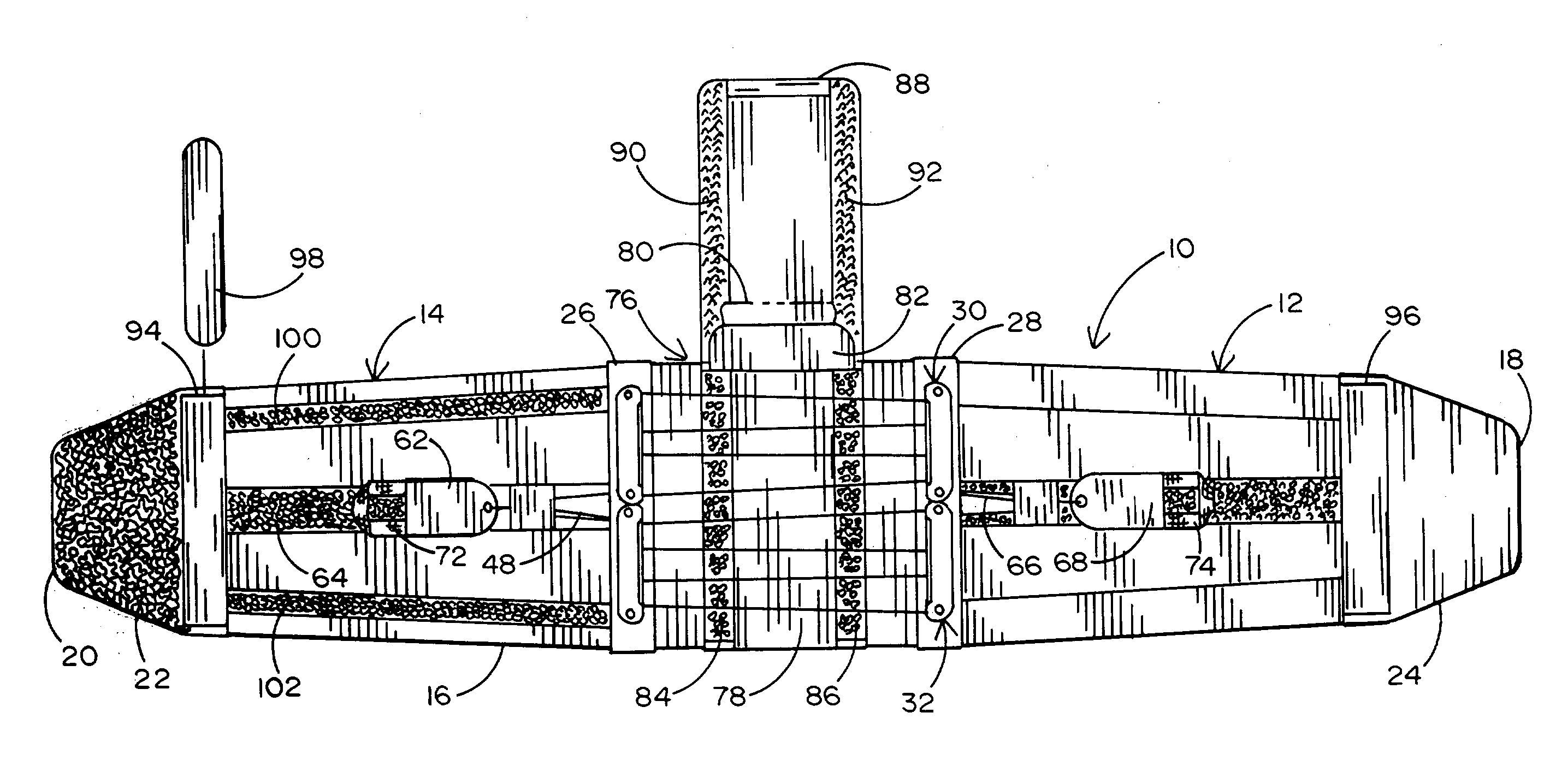 Double pull body brace