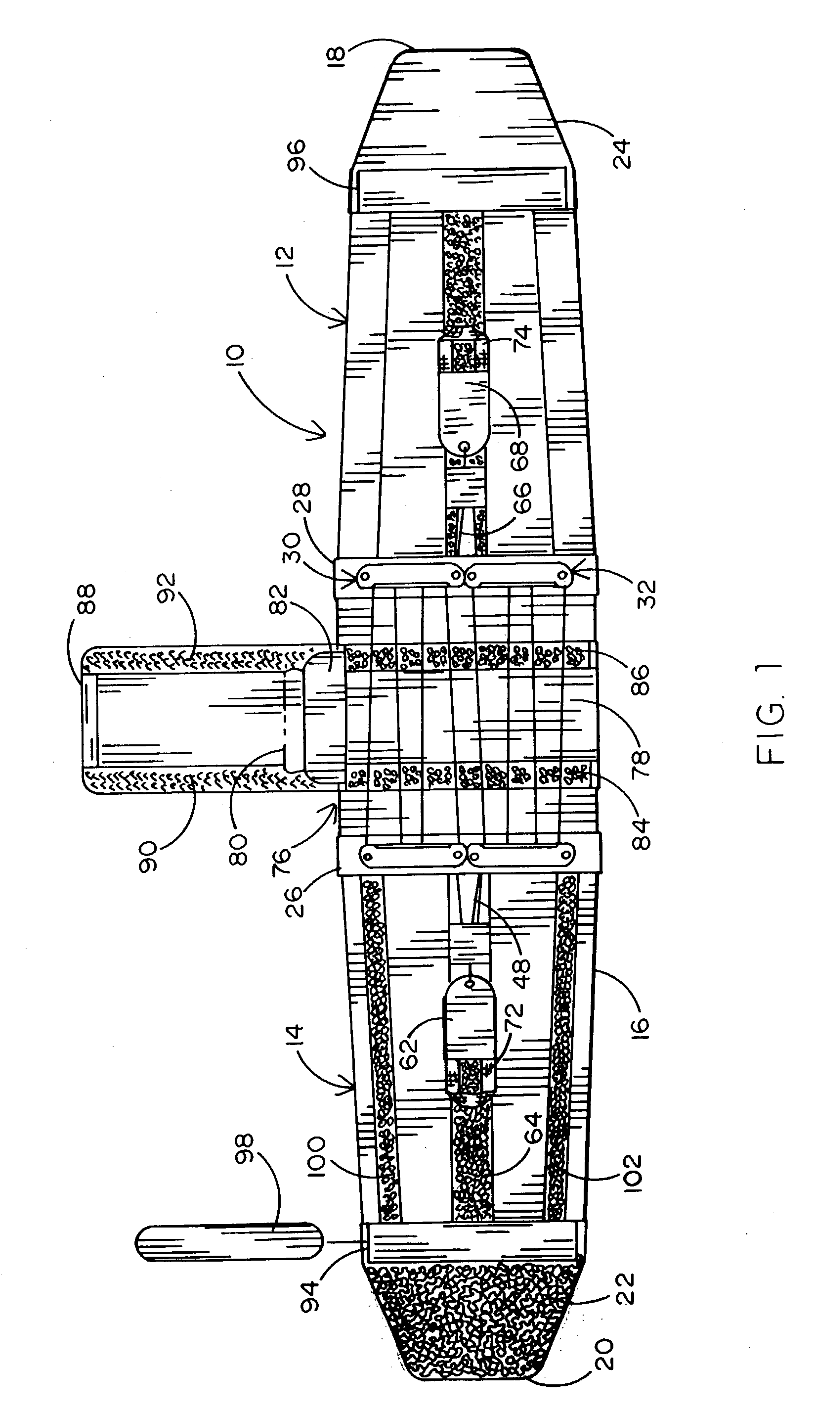 Double pull body brace