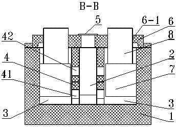 Baffleless magnesium electrolytic cell and use method thereof