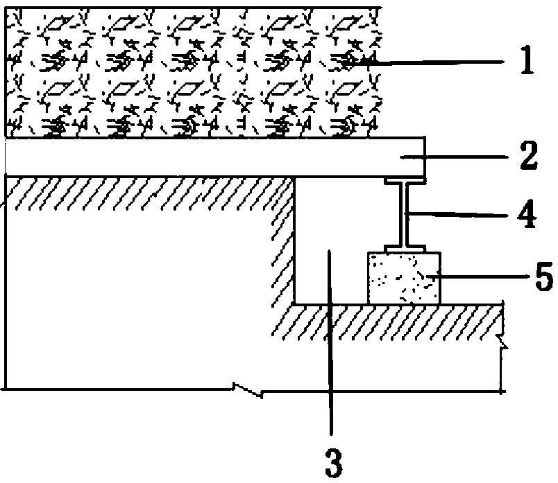 Construction method for architecture site move-out protection