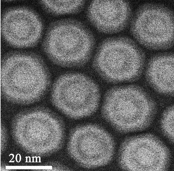 Up/down conversion dual-mode fluorescent nanomaterial for Nd&lt;3+&gt; sensitization and synthesis method thereof