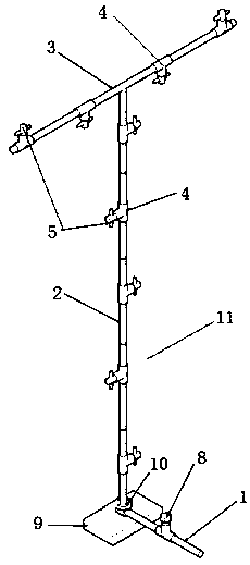 Three-section multistage spraying dust reducing system for tunnel dust