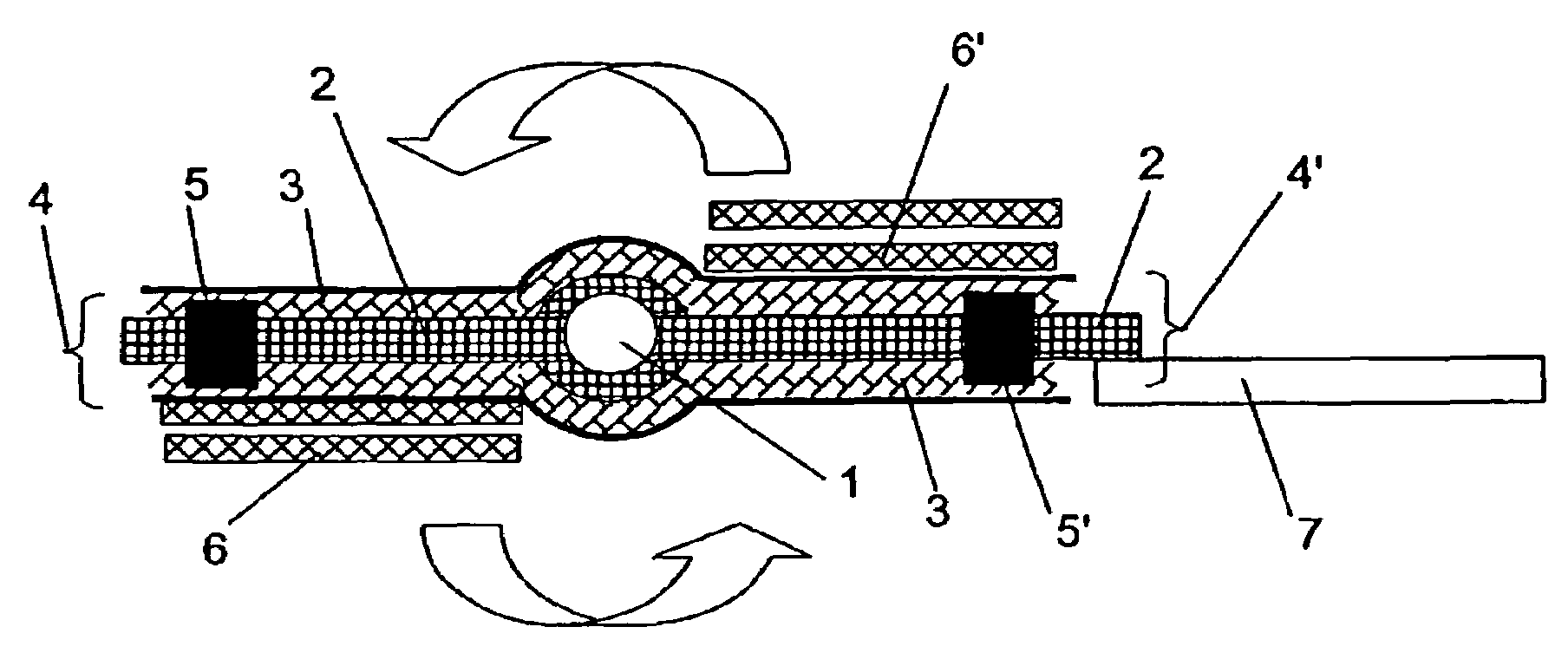 Method for separating/recovering oxygen-rich air from air, its apparatus and gas separation membrane module