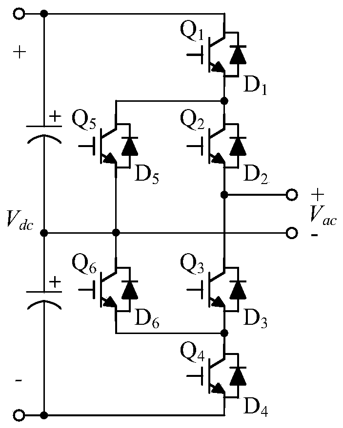 Isolated double half-bridge ANPC active bridge three-level DC/DC converter