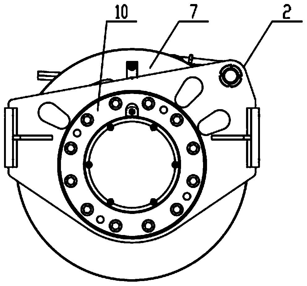 Double-roller hydraulic winch