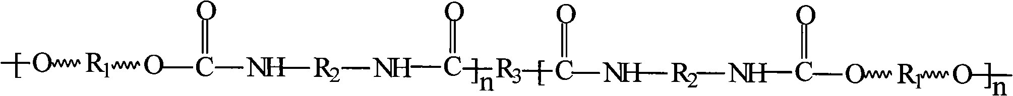 Preparation method of waterborne polyurethane adhesive and application in roads reflecting material