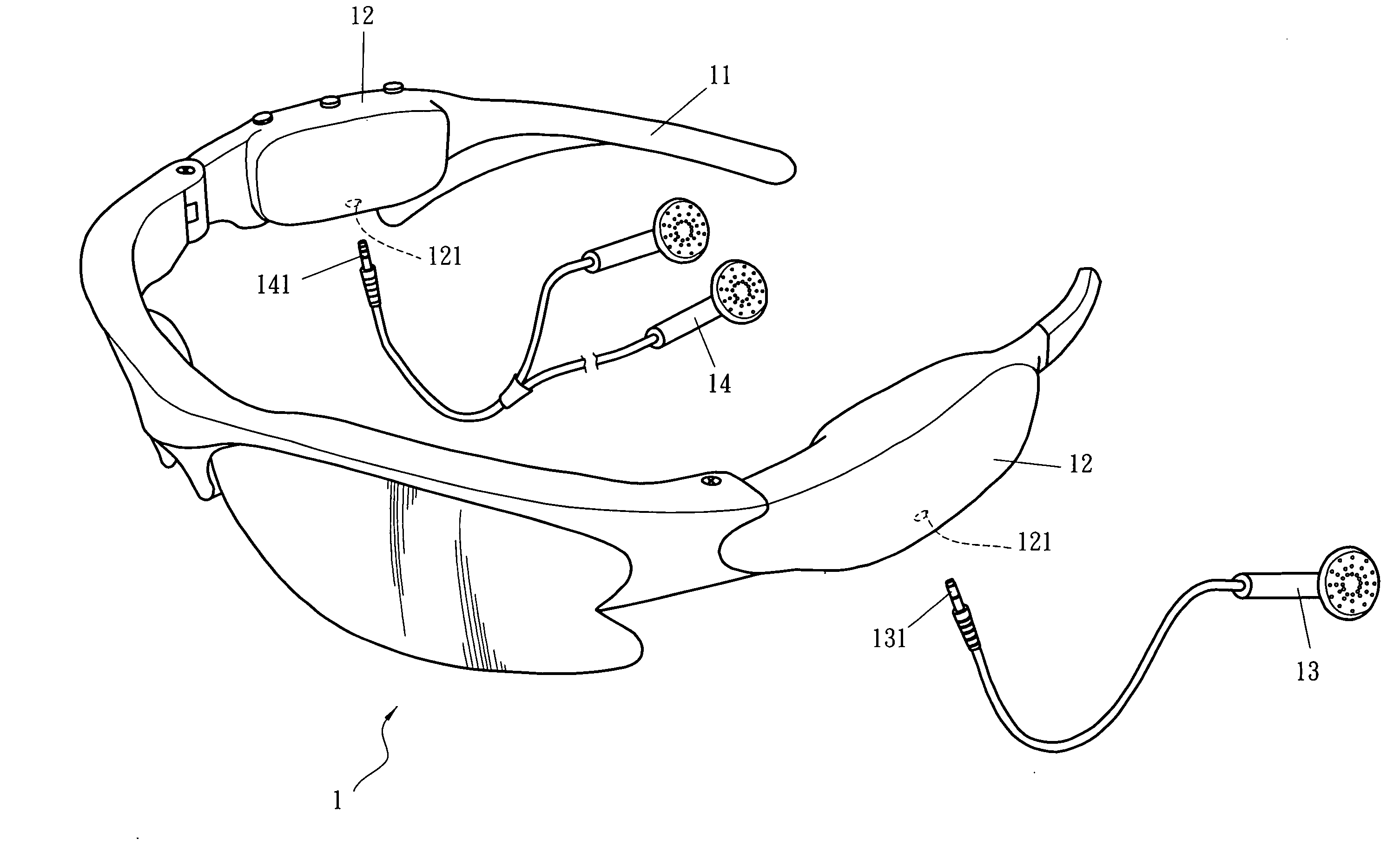 Eyeglass frame assembly