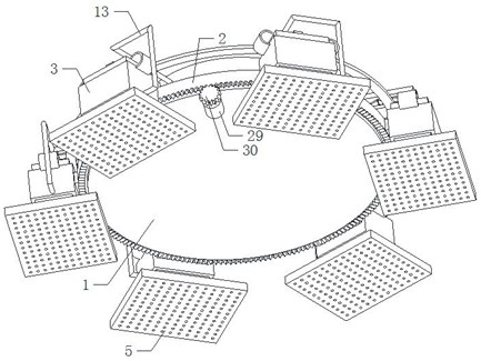 Paper conveying line for papermaking workshop