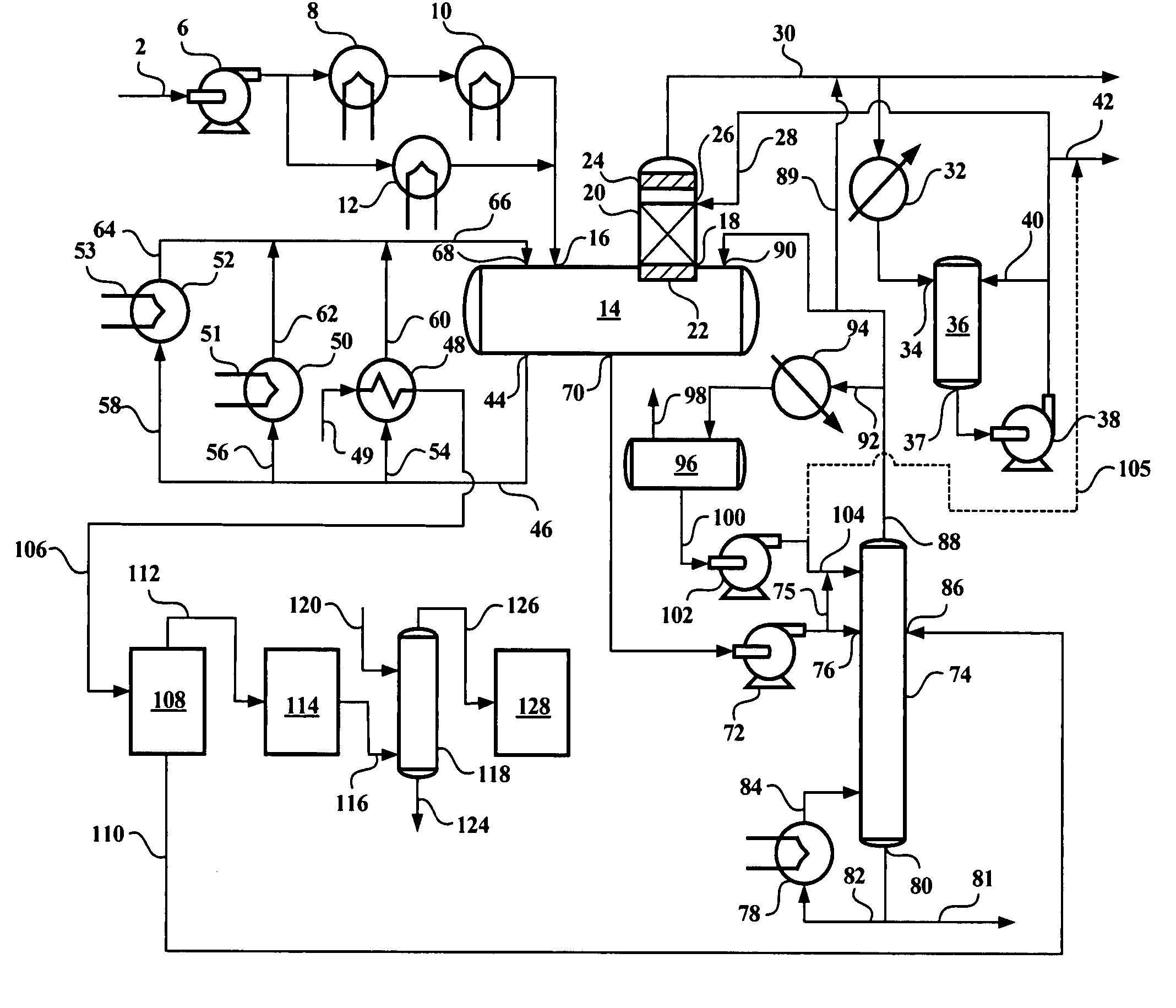 Treating oxygenate containing feedstreams in the conversion of oxygenates to olefins