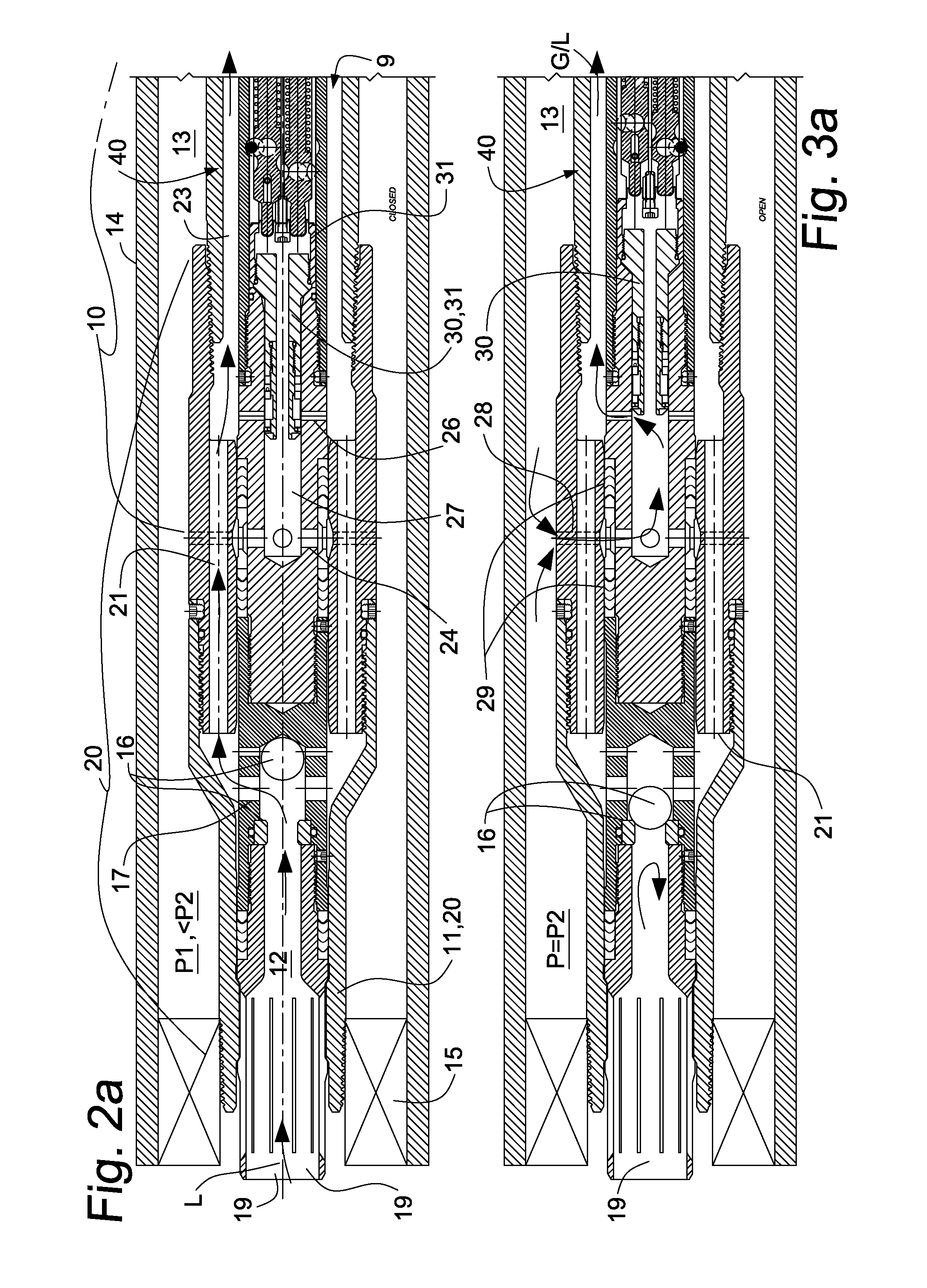 Pressure range delimited valve