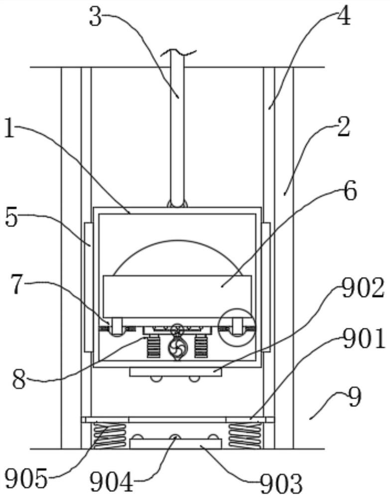 Large-tonnage automobile loading lift