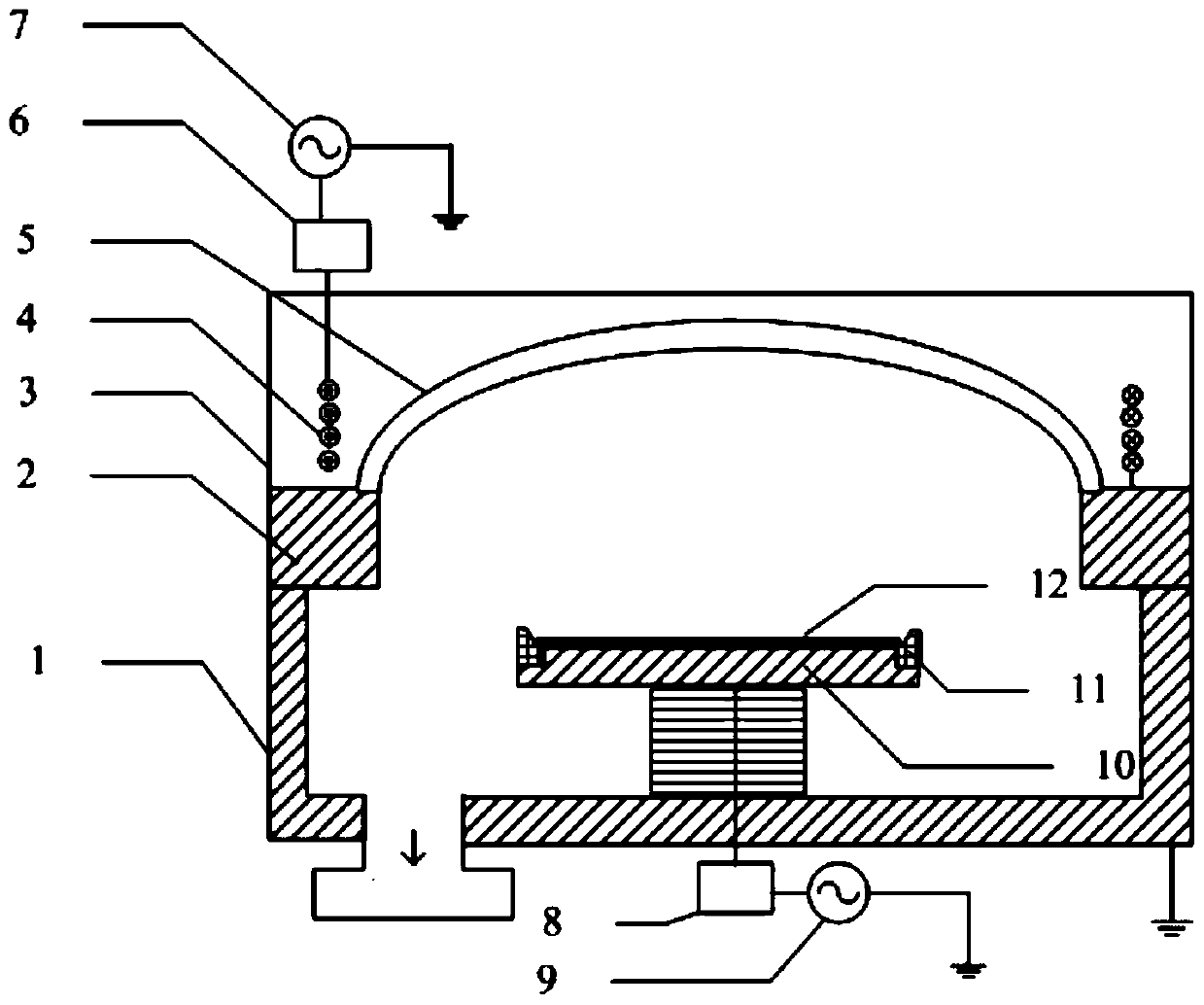 A carrying device and a pre-cleaning chamber