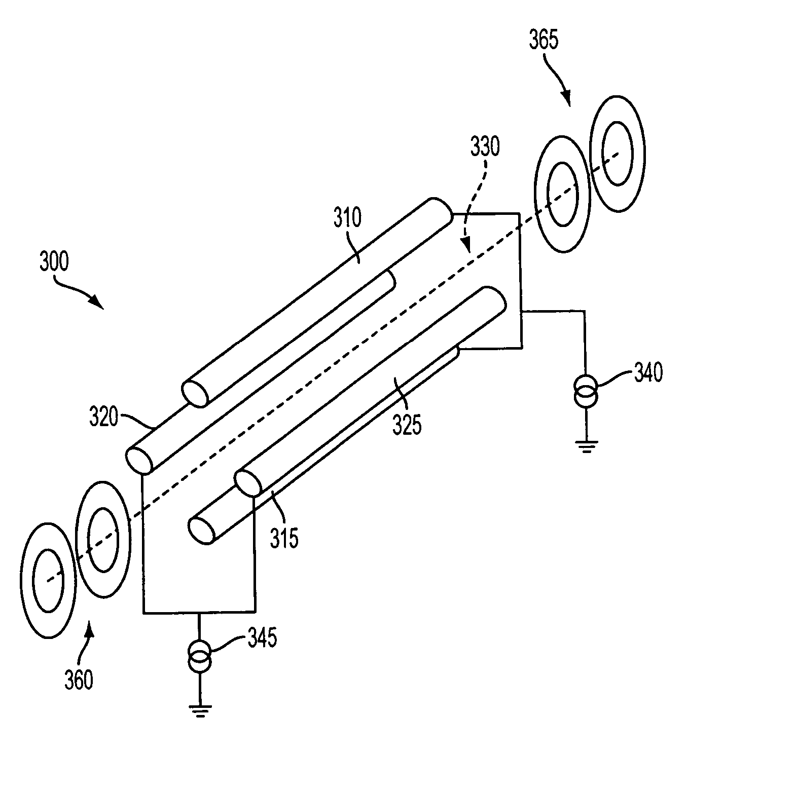 Methods and apparatus for controlling ion current in an ion transmission device