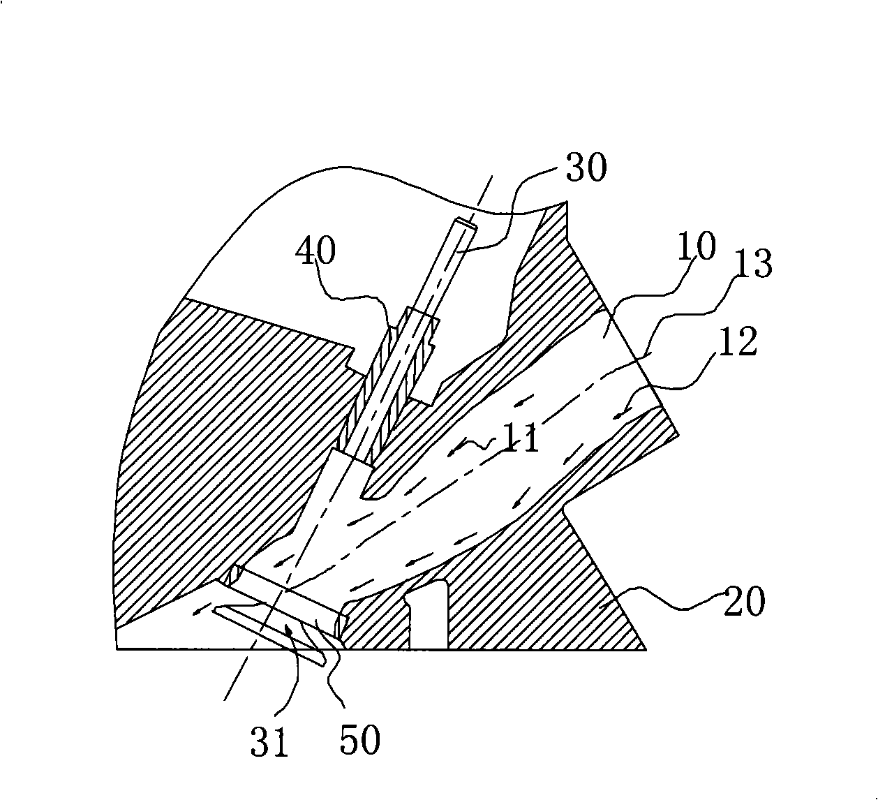 Petrol engine intake duct