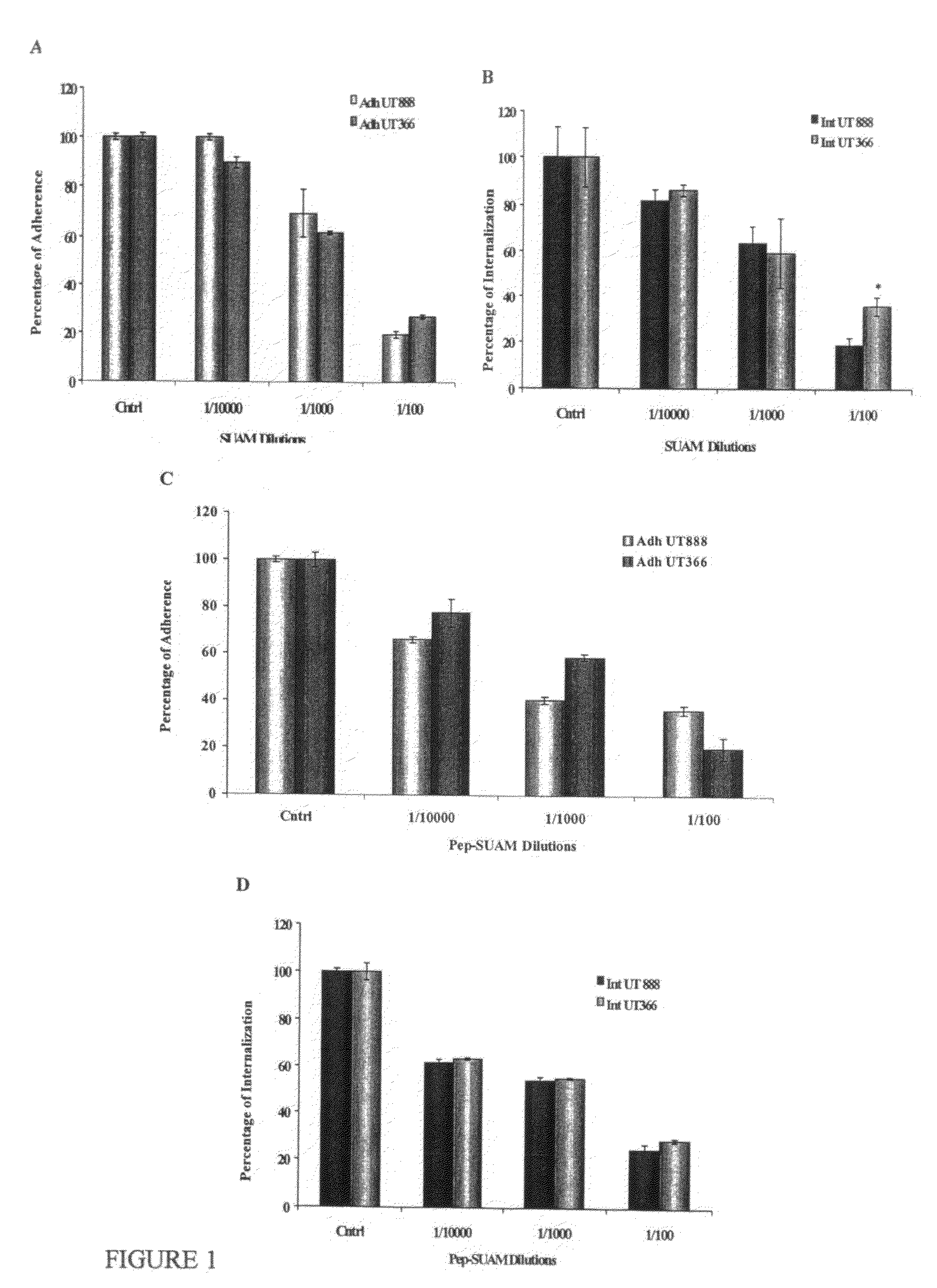 Streptococcus uberis adhesion molecule