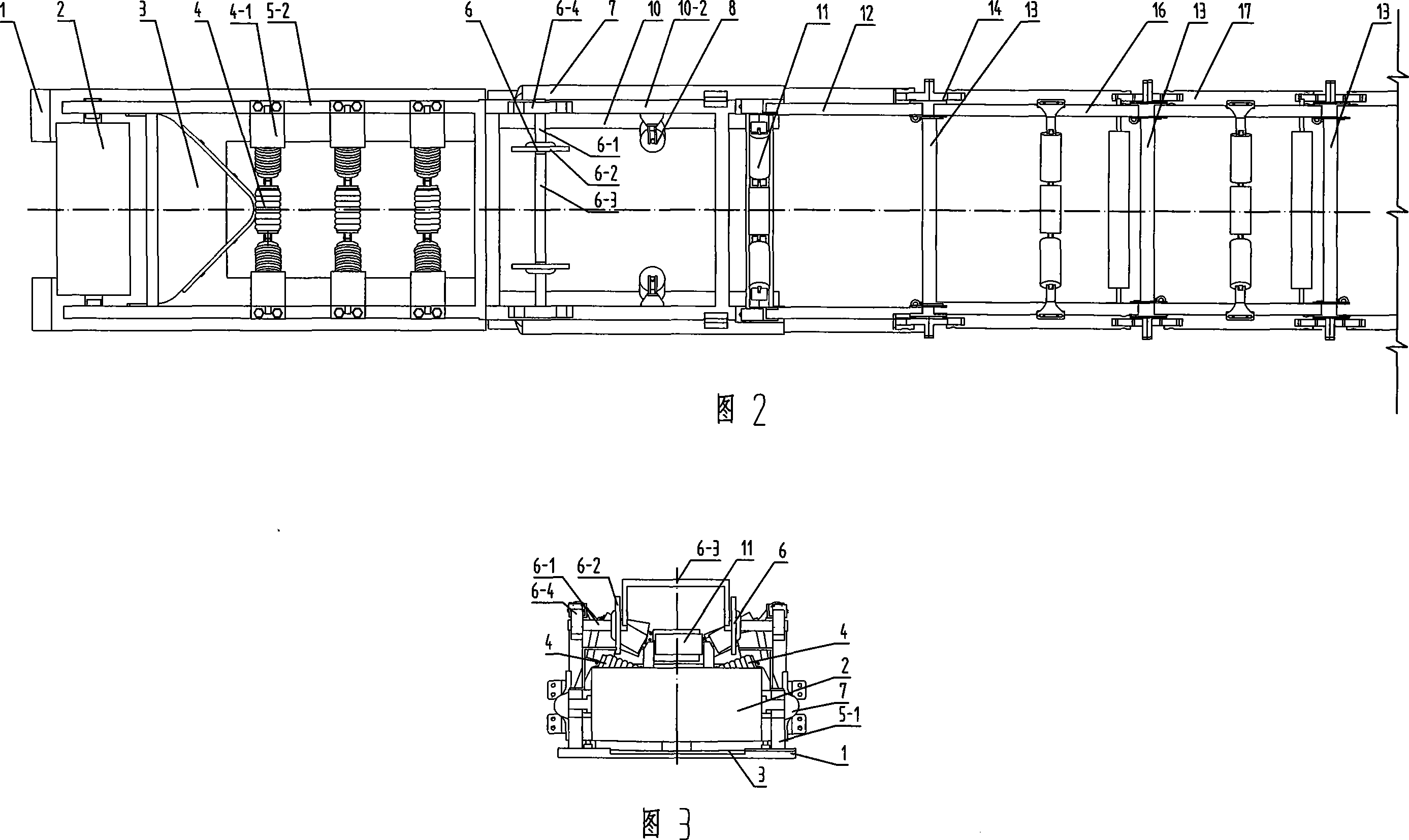 Ultra-low and mobile tail for belt conveyer