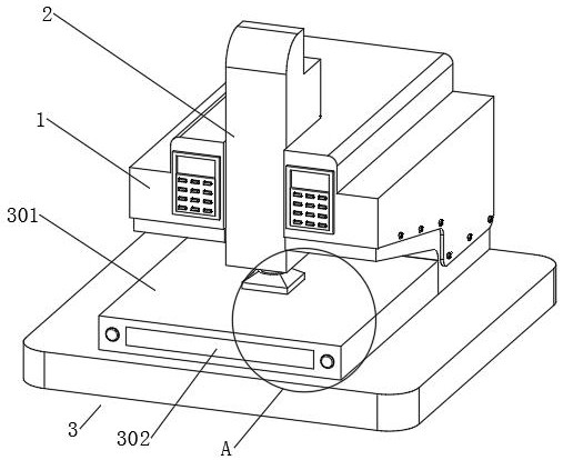 Detection device for detecting thickness of semiconductor wafer