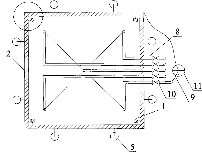 Automatic height-adjustment lake ecological experimental enclosure with siphon sampling function