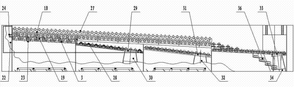 Thermal gas flow circulating type winnowed coal humidifying process for indirectly utilizing waste gas of coke oven flue