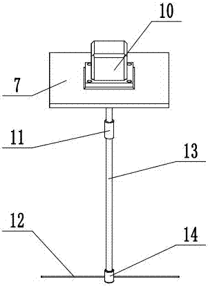 Cotton topping machine based on drone carrier