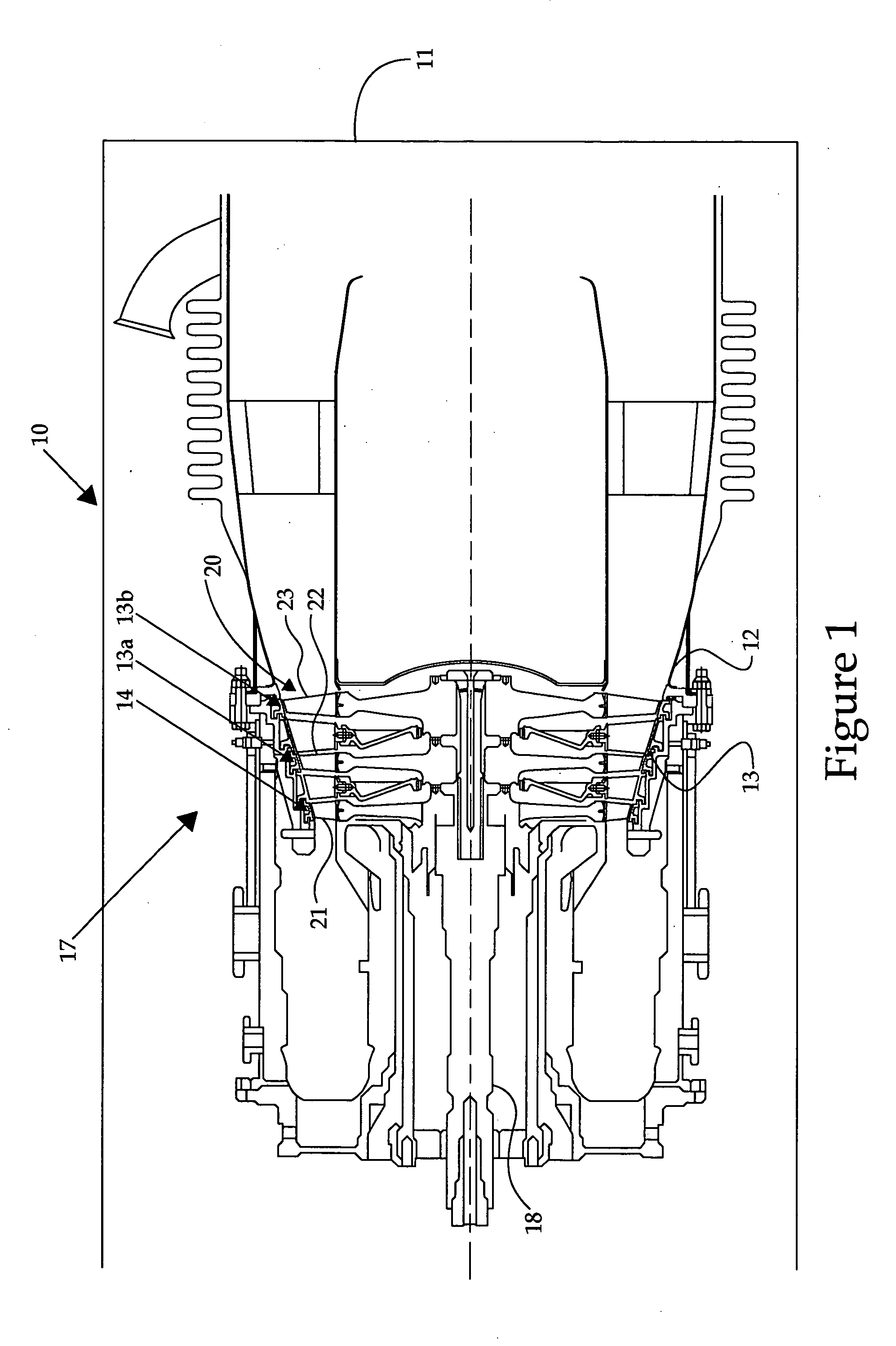 Low-mid turbine temperature abradable coating