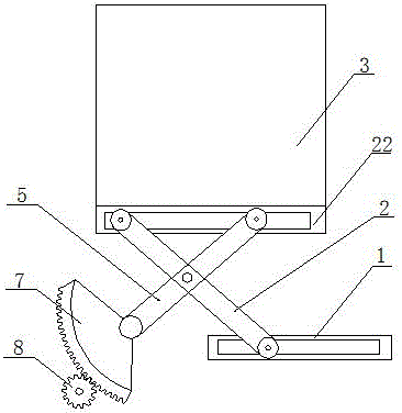 Office table used for administrative staff