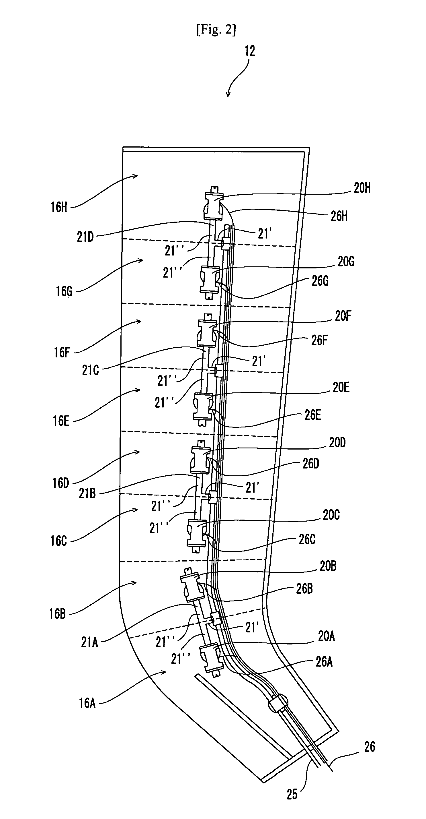 Pneumatic massage apparatus