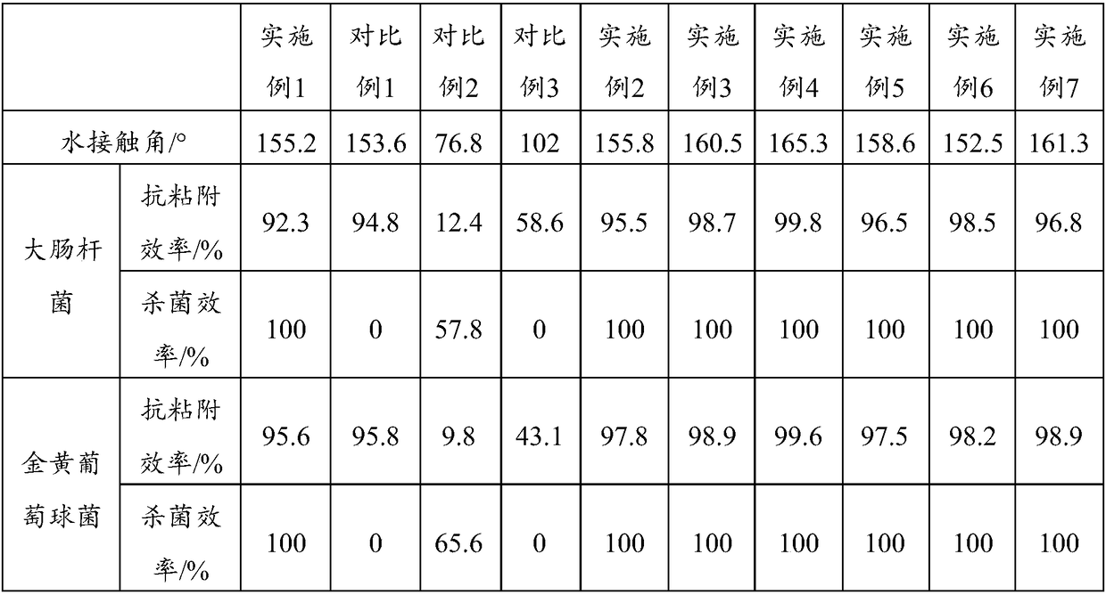 Photodynamic super-hydrophobic anti-infection coating and preparation method thereof