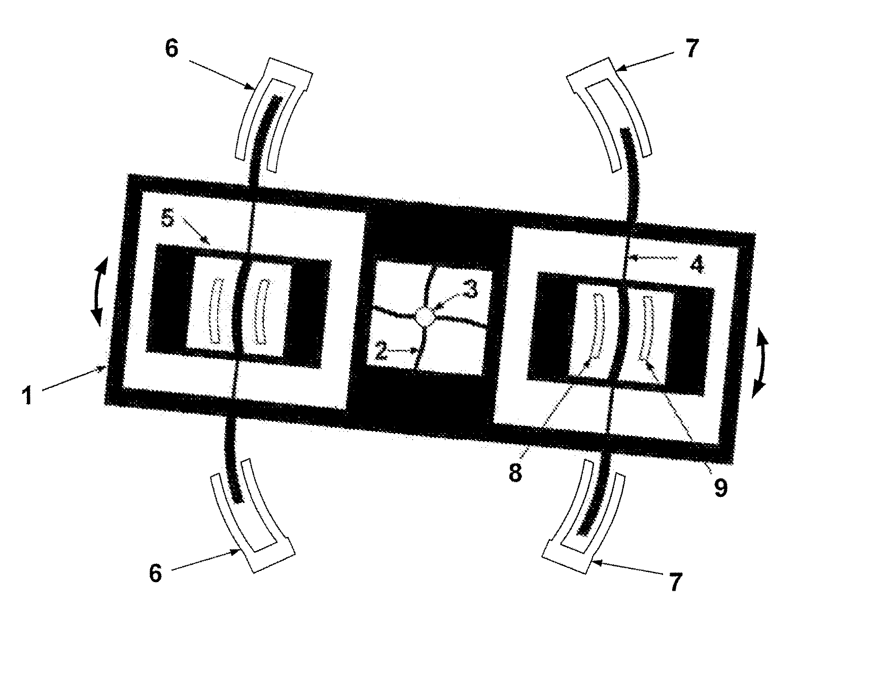 Angular rate sensor featuring mechanically decoupled oscillation modes