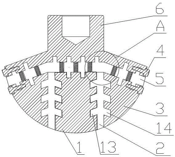 Rigid-flexible coupling buffer bionic foot