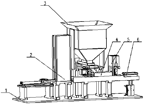 Automatic sorting device used for bolts