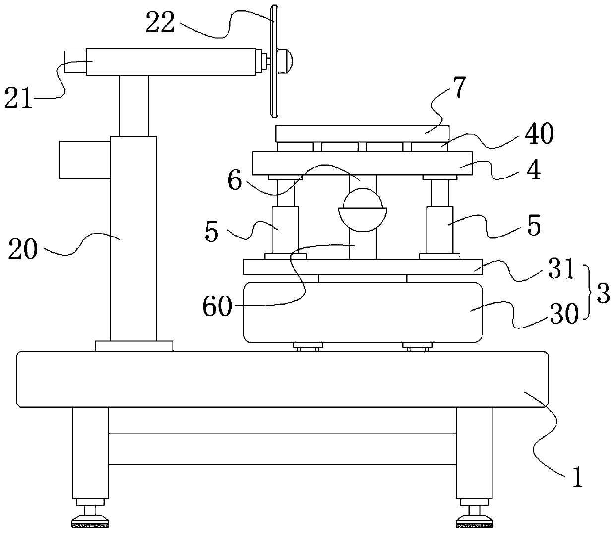 Corner grinding machine