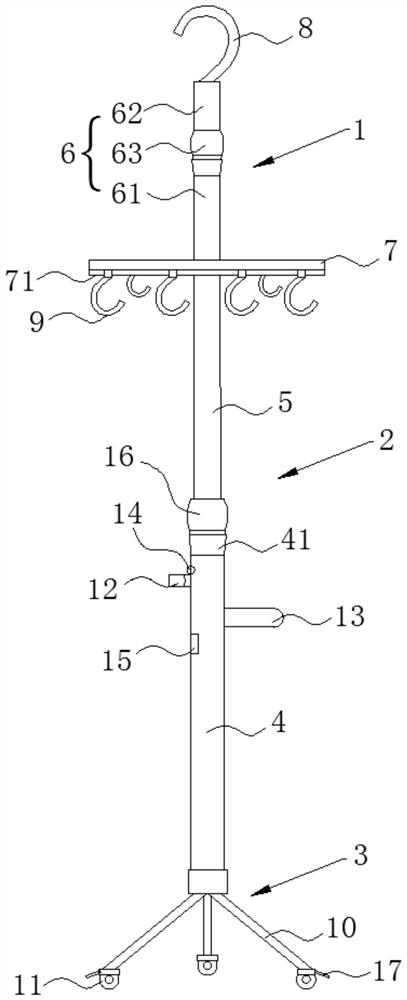 Multifunctional infusion support