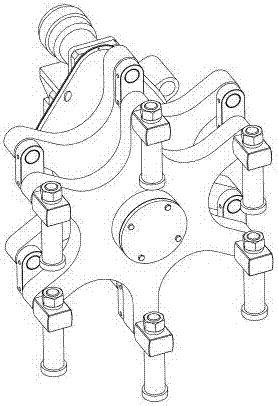 Novel single-foot rod multi-foot wheel