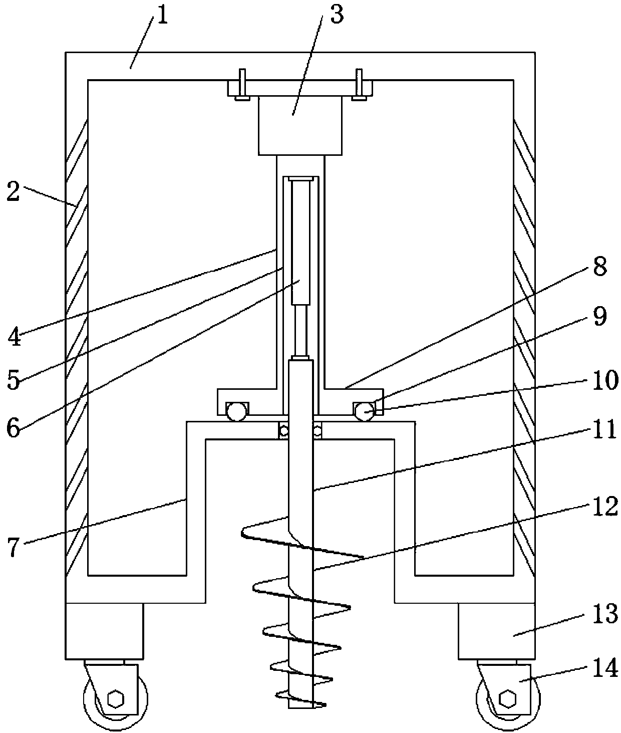 Seedling planting machine for garden