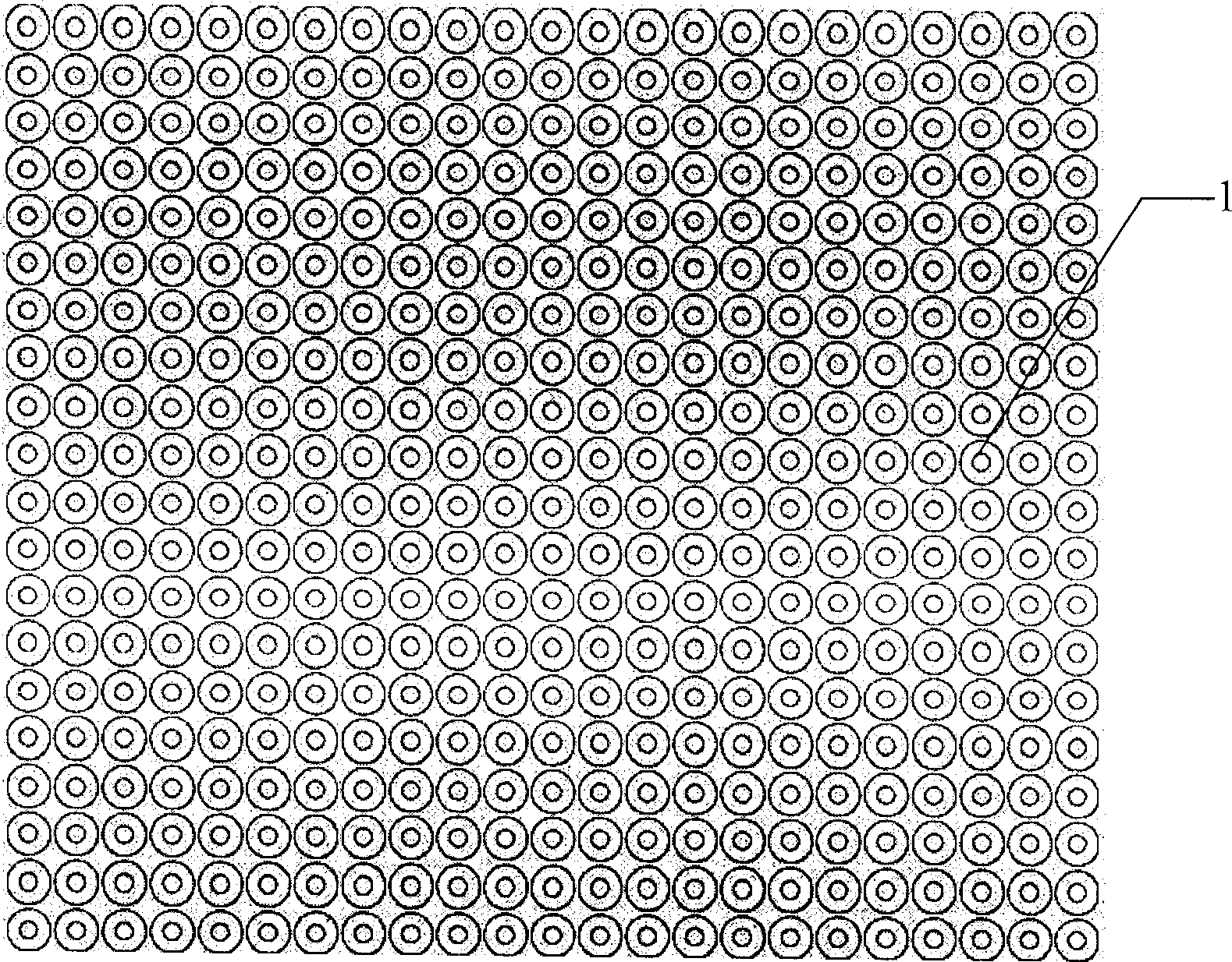 Manufacturing method of metal surface multiple latent image and antifalse product made by said method